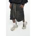 Men's Clothing High Street Zipper Raw Edge Side Pocket Work Shorts Washed Distressed Ribbon Loose Denim Shorts Men_viptrois.com