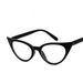 Women's Eyeglasses New Retro Cat Eye Glasses Frame Fashion Frame Glasses Can Be Matched With Myopia College Style Flat Glasses_viptrois.com