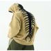 Autumn 2025 European-USA Fashion Lazy Style Knitwear Pullovers Youth Men's Jacquard Long Sleeve Casual Loose Hooded Sweater_viptrois.com