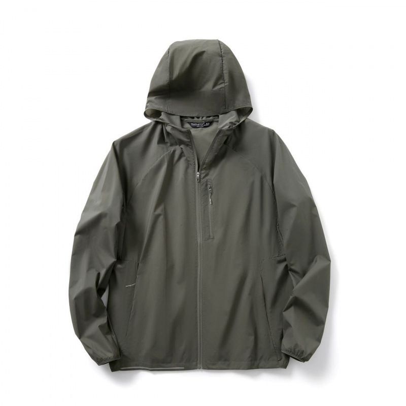 Reflective Stripe Men's Lightweight Sun Protection Hoodie UPF 50+ Cooling Summer Jacket For Running Cycling Outdoor (Breathable, Moisture-Wicking)_viptrois.com