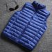 Anti-season Feather Cotton Clothes, Vest Men's Light And Thin Vest, Vest, Stand-up Collar Vest, Large Size Warm Autumn And Winter Jacket_viptrois.com
