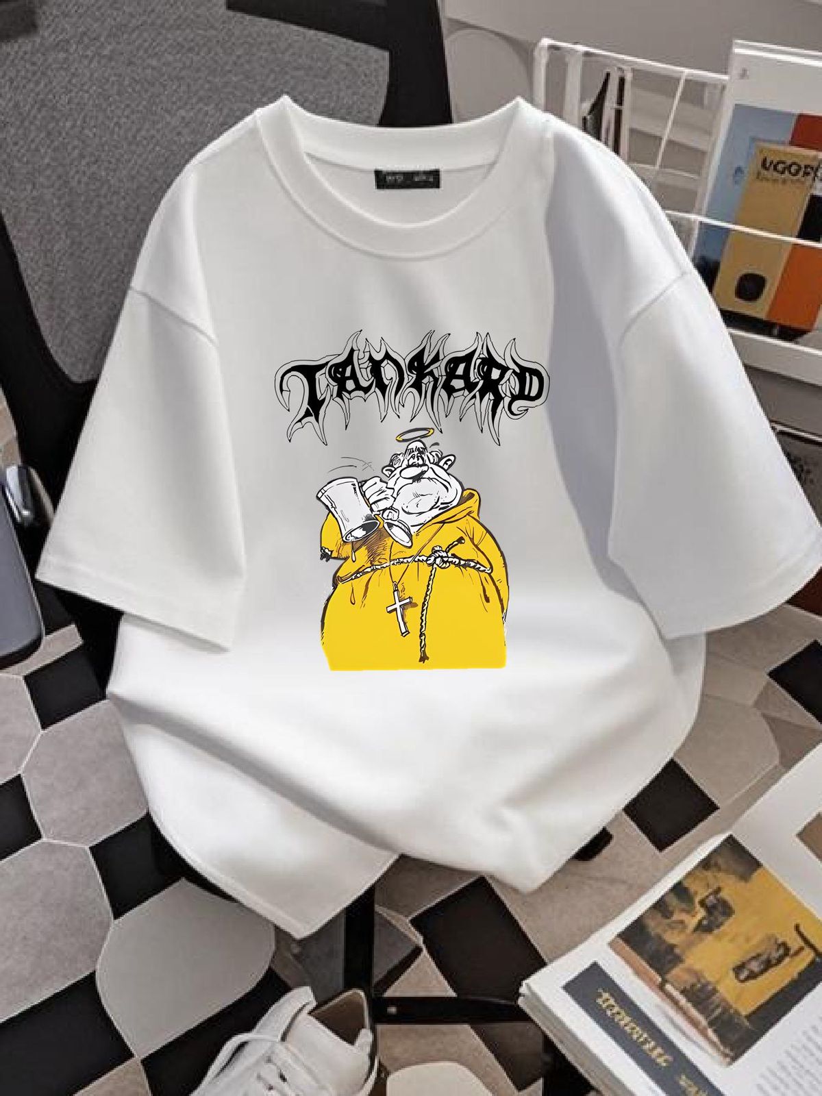 Remake 2 Sided Tankard 1989 Empty Tour T Shirt TE7768 Homme Designer Clothes Slightly Fashion Unisex Versatile Summer Breathable Comfortable_viptrois.com