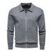 Men's Clothing Men's Autumn/Winter Jacket Sweater Cardigan Size Zipper Business Casual Outerwear Long Sleeve For Formal & Casual_viptrois.com