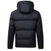 Men's Clothing Men's Winter Hooded Padded Jacket - Lightweight Warm Coat With Zipper Closure, Casual Loose Fit, Polyester Outer, Black & White Options_viptrois.com