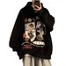Oversize Heavyweight Sweatshirt For Men, Autumn And Winter Plus Size, Hip Hop American Style, Hooded, Fleece-lined,_viptrois.com