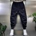 Men's Loose-Fit Harem Pants – Breathable Quick-Dry Cuffed Ankle (Black, M-3XL)Men's Clothing_viptrois.com