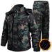 Men's Waterproof Fleece-Lined Softshell Jacket & Pants Set – Winter Outdoor Workwear & Hiking Gear | Windproof & Durable | Multi-Color Options_viptrois.com