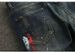 Men's Trendy Slim Fit Jeans Distressed Blue Wash Paint Finish Patchwork Design Slightly Stretchy_viptrois.com