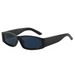 Retro Small Frame Sunglasses - Unisex Square Narrow Frame With Wide Legs (3 Sun Visor Styles, 2025 Color Matching)_viptrois.com