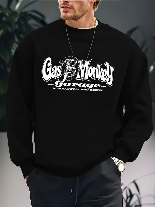 Autumn And Winter Men's Top Sweatshirt Loose And Comfortable Warm And Hooded Sweatshirt Men's Clothing_viptrois.com