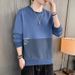Spring And Autumn Sweater Men's Clothes Trend Loose Long Sleeve Shirt Versatile Bottom Autumn Men's Top_viptrois.com