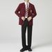 DK Men's Black Suit Casual Youthful School Style Japanese Uniform for Graduation Class Attire Set with Suit And Trousers_viptrois.com
