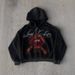 Y2K New Autumn And Winter American Letter Print Dark Wind Gothic Retro Loose Zipper Hoodie_viptrois.com