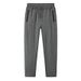 2025 Summer Men's Thin Sports Pants Cotton Loose Large Casual Pants Sweat Absorbing Breathable Elastic Pants Men_viptrois.com