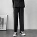Men's Clothing Korean Internet Celebrity Drape Straight Suit Pants Men's Loose Korean Version Of Casual White Wide Leg Trousers Mopping Pants_viptrois.com