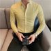 Essential Slim-Fit Dress Shirt - Premium Polyester Blend (Extended Sizes 7XL) - Classic Solid Colors_viptrois.com