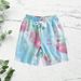 Men's Clothing Fashion Brand Hip Hop Tie Dye Camouflage Shorts Men Summer Loose Straight Japanese Style Trendy Washed Half Length Pants_viptrois.com