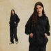 EXISTANCE Distressed Vintage Streetwear Hoodie & Jogger Set - Oversized Washed Cotton Blend Unisex Casual Outfit (Black/Brown/Grey/Green, S-XXL)_viptrois.com
