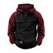 Men's Zipper Workwear Pullover Hoodie, Sports Running Outdoor Winter Jacket Hoodie, Sweatshirt Long-sleeved Hoodie_viptrois.com