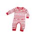 Christmas tree deer snowflake Christmas family dress printed homestays pajamas_viptrois.com