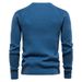 Pure Solid Color European Size Sweater Men's Plaid New Cross-Border Dark Gray Base Autumn Winter Pullover Knitwear 2024_viptrois.com
