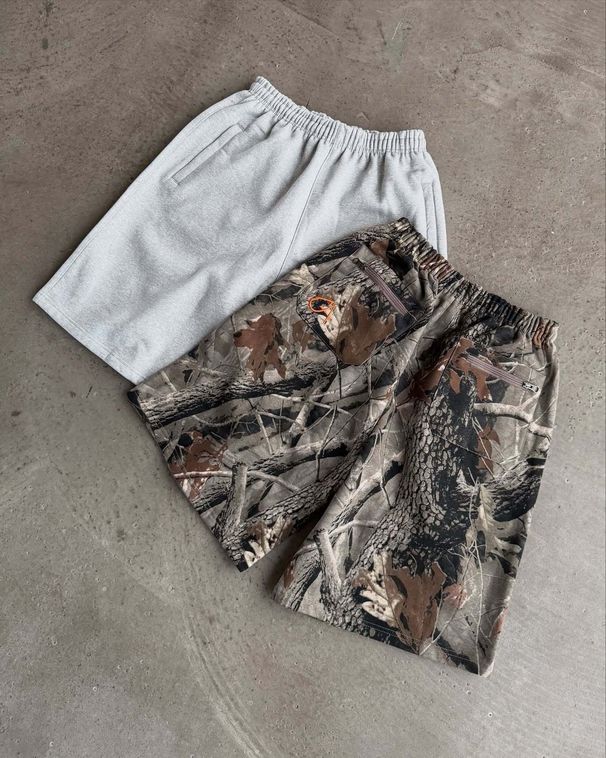 High-Waisted Unisex Casual Shorts With Embroidery, Stretchy Lounge Drawstring Jogger Shorts For Men And Women_viptrois.com