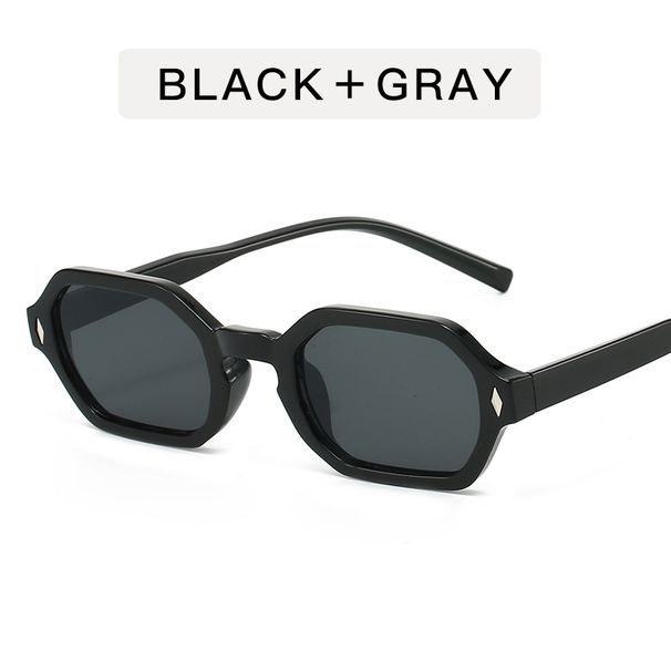 Polygonal Small Frame Ins Sunglasses Korean Version Personality Trendy Men And Women Seaside Vacation Glasses_viptrois.com