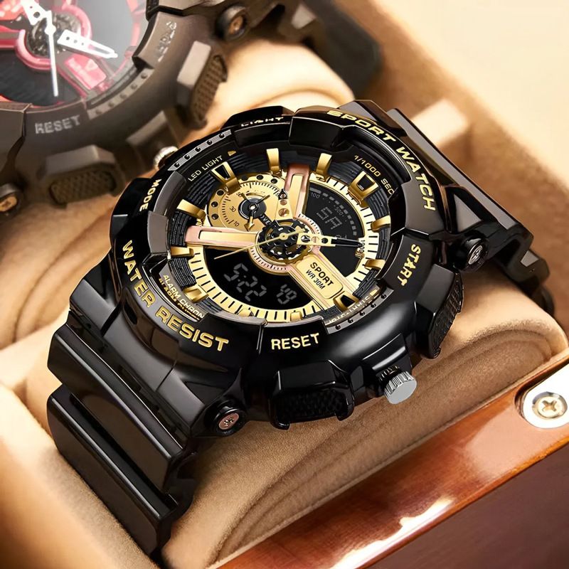 Kid's Watches Multifunctional Sports Waterproof Electronic Watch Student Watch Alarm Clock Sports Electronic Watch_viptrois.com