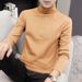 Half High Neck Men's German Long Sleeved T-Shirt With Bottom Layer, Autumn And Winter Thick Velvet Warm Underwear Top,_viptrois.com