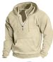 Autumn And Winter New Hooded Sweater Thickened Casual Jacket Men's Loose Sweater_viptrois.com