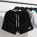 Men's Clothing Sports Shorts Running Fitness Knitted Pure Cotton Pants_viptrois.com