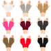 Heart-shaped Knitted Hollow Heart Design Autumn Winter Fingerless Arm Warmers Acrylic Gloves_viptrois.com