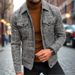 Men's Classic Checkered Jacket – Slim Fit Polyester Coat With Notch Lapel (S-XXXL, Business Casual, Lightweight Outerwear)_viptrois.com