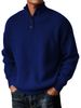 For The Autumn And Winter Of 2025, Men's Casual And Versatile Woolen Hoodie With A Stand-up Collar Sweater_viptrois.com