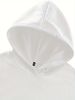 Men's Autumn And Winter Casual Fashion Loose Hooded Sweatshirt With Rose Graphic Pattern Print Warm Long Sleeved Pullover_viptrois.com