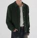Men's Single Breasted Collar Knit Cardigan Simple Solid Color Casual Loose Fit Sweater Coat_viptrois.com