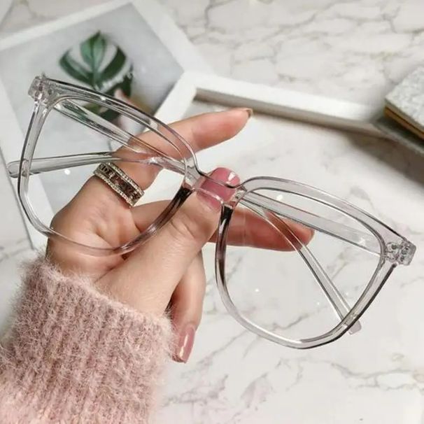 Blocking Cat Clear Ultralight Unisex Fashion Goggles Optical Spectacle Flat Lens Eye Protection Plain Glasses_viptrois.com