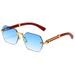 Frameless Cut Edge Sunglasses - Jelly Color Trendy Style (European & American Fashion, Unisex)_viptrois.com