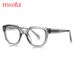 New Retro Plain Glasses Large Frame TR Glasses Frame Spring Insert_viptrois.com