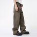 Men's Clothing | 2024 Summer New Products Cleanfit High end Drape Dark Brown Jeans_viptrois.com