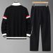 Men's Clothing Sports Suit Windbreaker Suit Simple Style Street Fashion Zipper Color Matching Jacket_viptrois.com