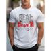 Pure Cotton Men's Skull Bandage Pattern Top Fun "Real Bones Moving" Design for Casual Wear_viptrois.com