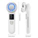 Portable micro current for cold hot skin rejuvenation, facial red blue light massage and lifting, imported into the_viptrois.com