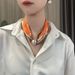 2024 New Silk Large Pearl Magnetic Collarbone Chain Long Women Spring Summer Decorative Necklace Versatile Small Neck_viptrois.com