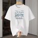 Men's Heavyweight Pure Cotton Crew Neck T-Shirt Short Sleeve Fashionable Loose Fit Versatile Trendy Summer Base Layer Shirt_viptrois.com