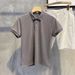 Men's Clothing Business Polo Shirt Pit Stripe Mercerized Polo Shirt Short Sleeve Summer Top Lapel Men's T_viptrois.com