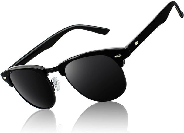 Sonnenbrille-herren-damen-polarisiert-halbrahmen-unisex Klassische Ultraleicht Uv400-schutz Brille CAT3 CE Fahren Reisen_viptrois.com