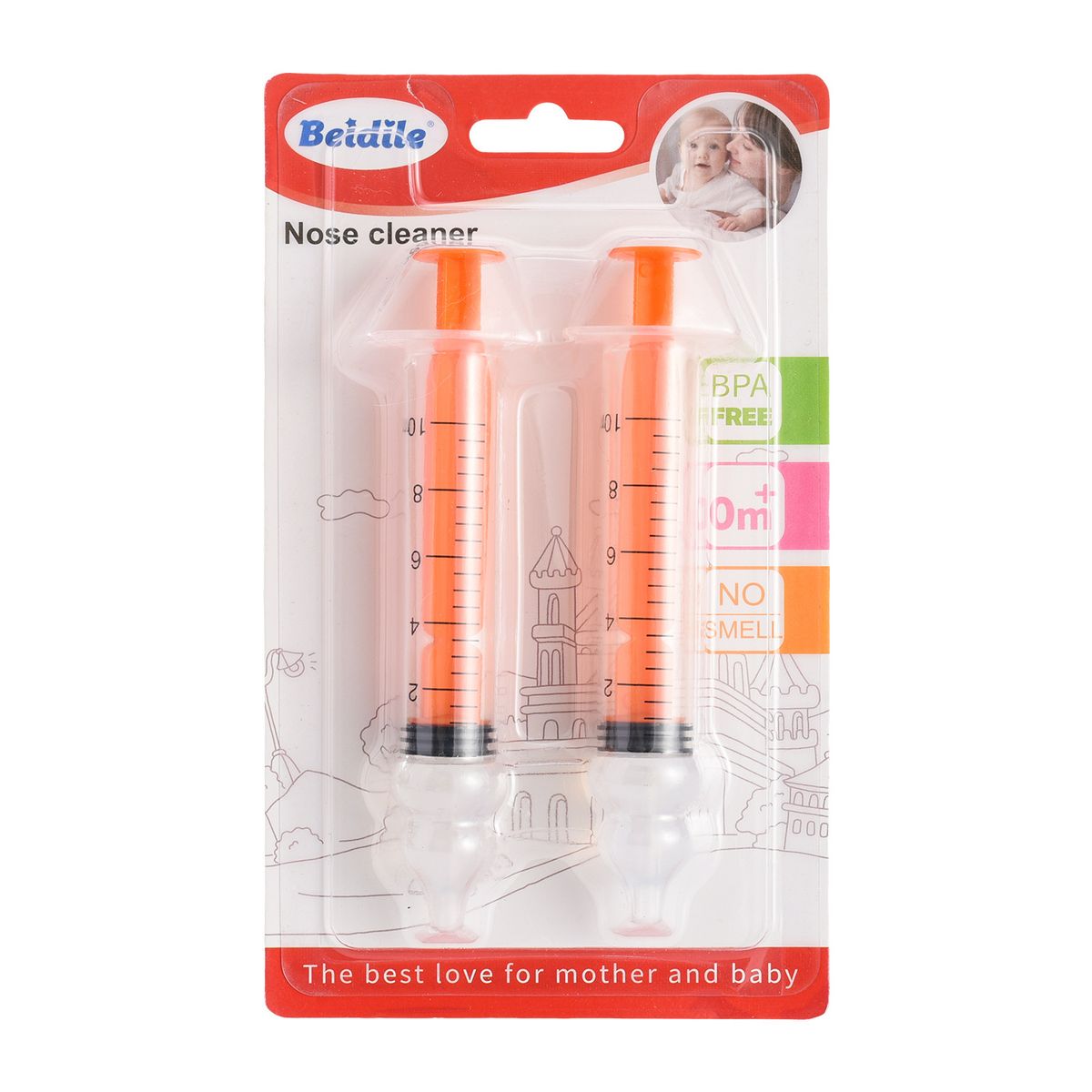 Mother & Kids Needle Tube Baby Nasal Washer, Children's Nasal Washer, Baby Nasal Irrigator To Absorb Snot Artifact_viptrois.com