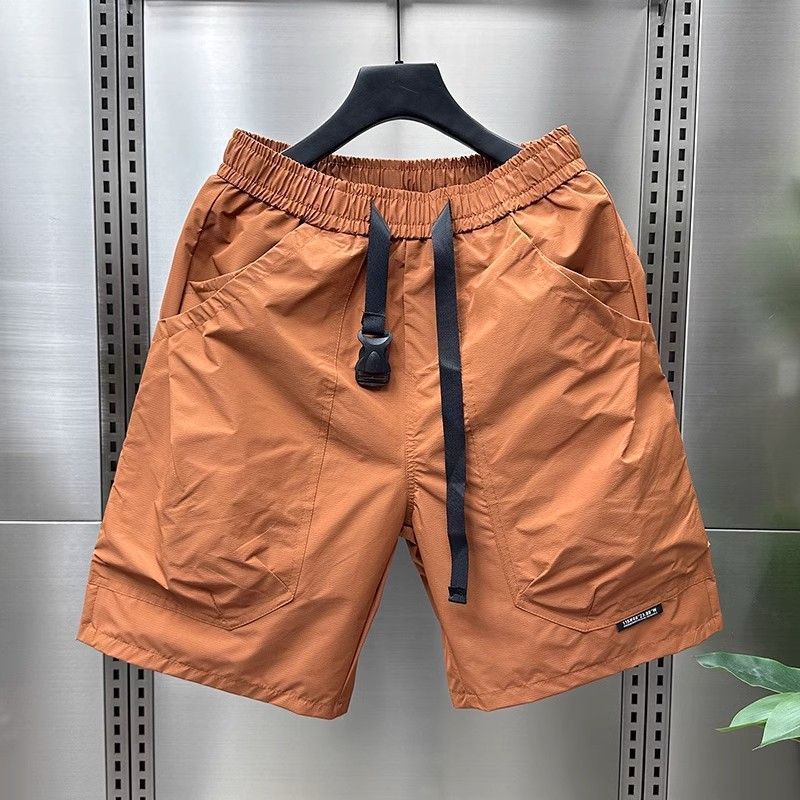 Men's Clothing Men's Quick Drying Casual Shorts Loose Straight Leg Capri Beach Sports Pants Style Summer For Formal & Casual_viptrois.com