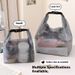 Makeup Tools & Accessories Large Capacity Waterproof Bag Storage Bag High Value Shopping Bag Snap Button Portable Toiletry Bag Hand Held Cosmetic Bag_viptrois.com
